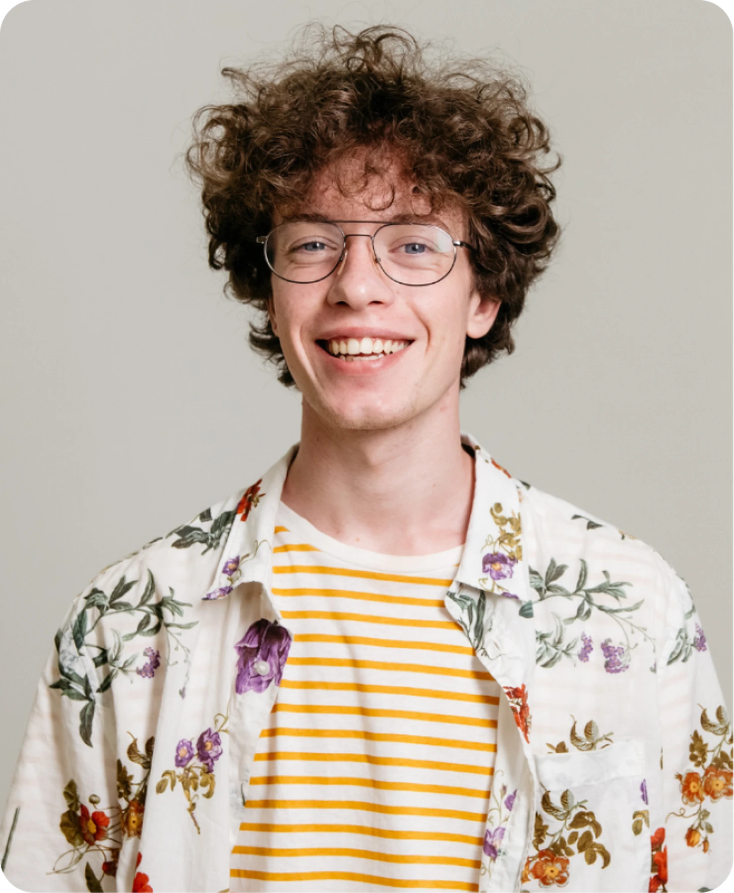 An adult man in a private consultation portrait.